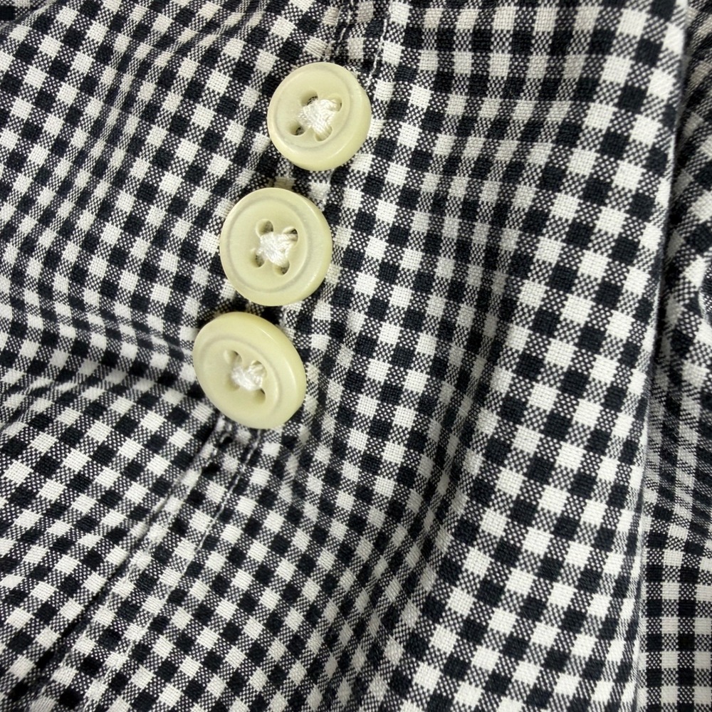 Ralph Lauren Button Down Shirt Mens XL Black Gingham Custom Fit Long Sleeve EUC - Picture 6 of 9